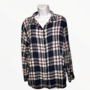 H & M Plaid Long sleeve Shirt